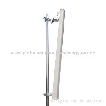 2.4GHz Dual-band Panel Antenna with 2,400 to 2,500MHz Frequency Range, 17dBi Gain